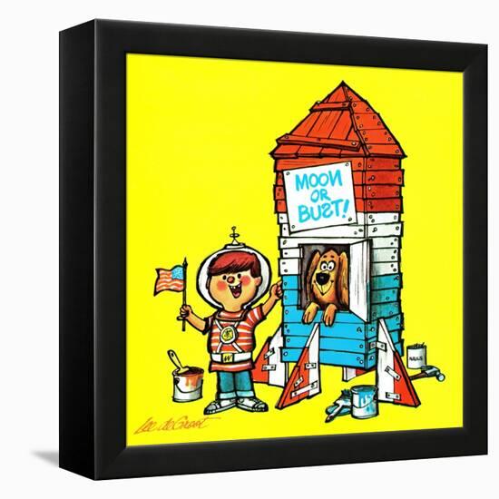 Fun for the Fourth - Jack & Jill-Audrey Walters-Framed Premier Image Canvas