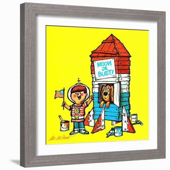 Fun for the Fourth - Jack & Jill-Audrey Walters-Framed Giclee Print