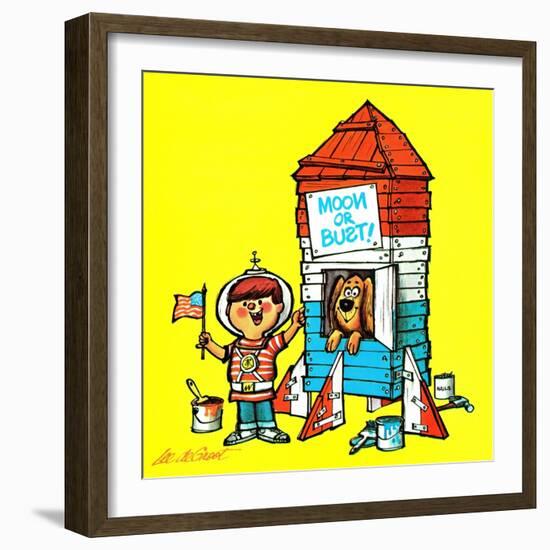 Fun for the Fourth - Jack & Jill-Audrey Walters-Framed Giclee Print
