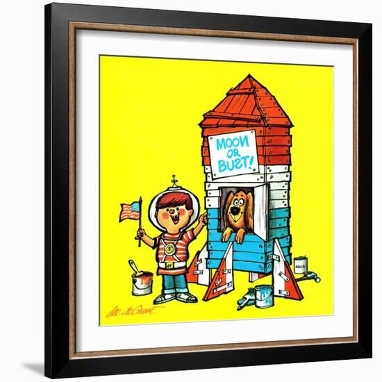 Fun for the Fourth - Jack & Jill-Audrey Walters-Framed Giclee Print