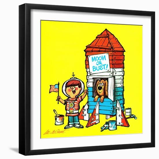 Fun for the Fourth - Jack & Jill-Audrey Walters-Framed Giclee Print