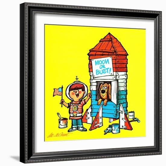 Fun for the Fourth - Jack & Jill-Audrey Walters-Framed Giclee Print