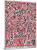 Fun Gallery Exhibition, 1983-Keith Haring-Mounted Giclee Print