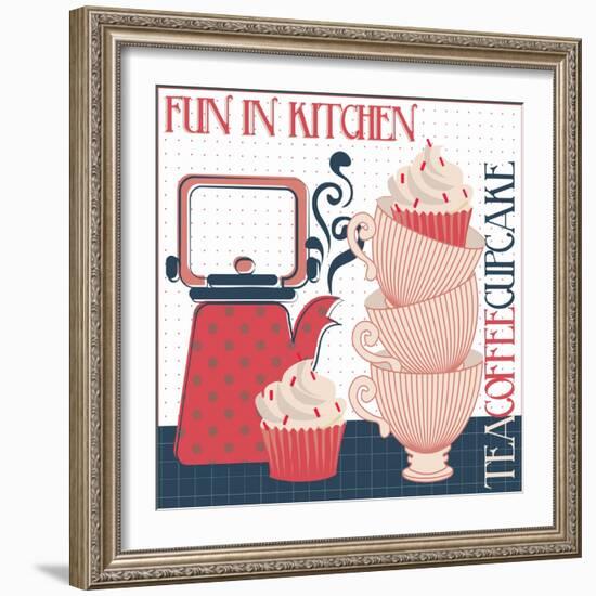 Fun in Kitchen II-Asmaa’ Murad-Framed Giclee Print