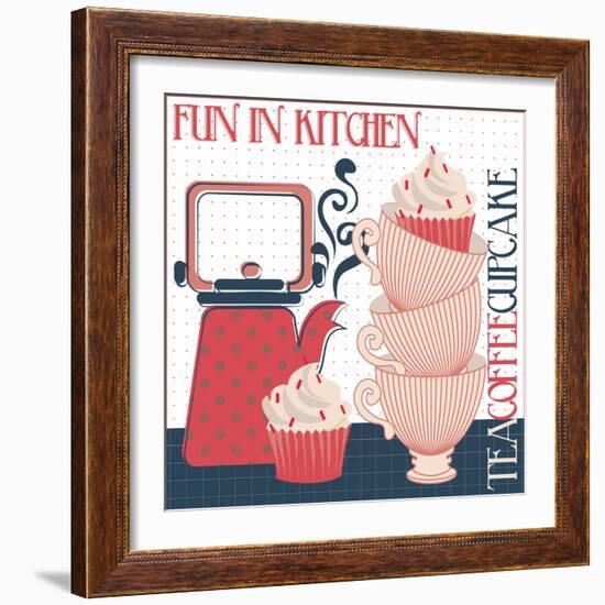 Fun in Kitchen II-Asmaa’ Murad-Framed Giclee Print