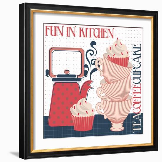 Fun in Kitchen II-Asmaa’ Murad-Framed Giclee Print