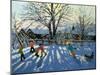 Fun in the Snow, Tideswell, Derbyshire-Andrew Macara-Mounted Giclee Print