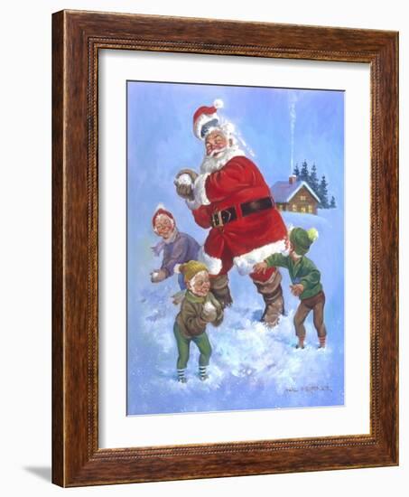 Fun in the Snow-Hal Frenck-Framed Giclee Print