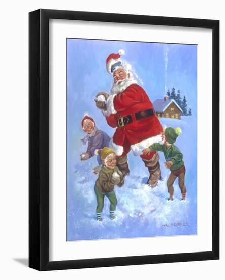 Fun in the Snow-Hal Frenck-Framed Giclee Print