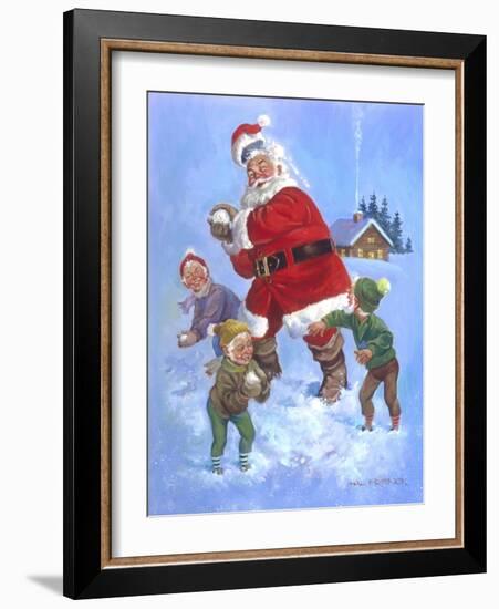 Fun in the Snow-Hal Frenck-Framed Giclee Print