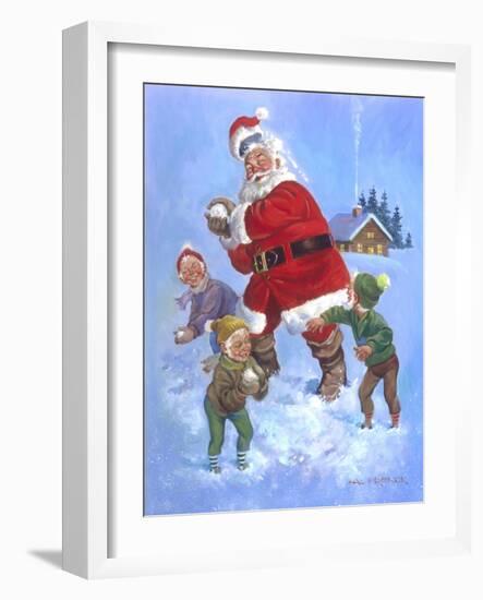 Fun in the Snow-Hal Frenck-Framed Giclee Print
