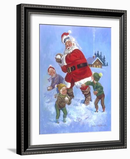 Fun in the Snow-Hal Frenck-Framed Giclee Print