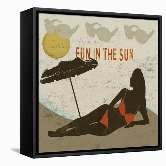 Fun in the Sun-Karen Williams-Framed Premier Image Canvas