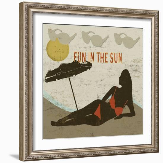 Fun in the Sun-Karen Williams-Framed Giclee Print