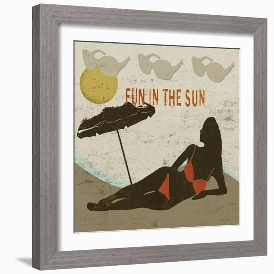 Fun in the Sun-Karen Williams-Framed Giclee Print
