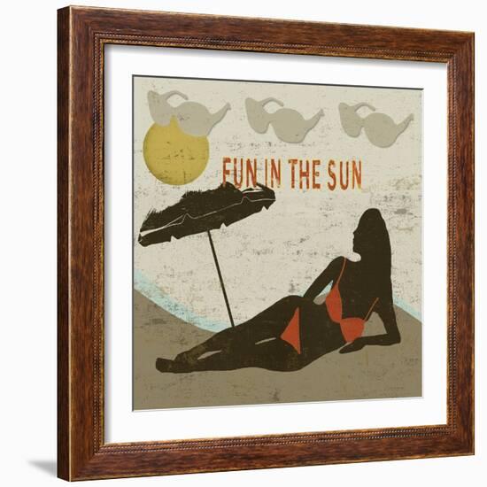 Fun in the Sun-Karen Williams-Framed Giclee Print