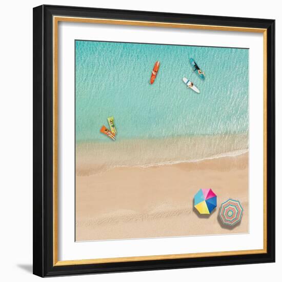 Fun in the Sun-Katrina Craven-Framed Photo