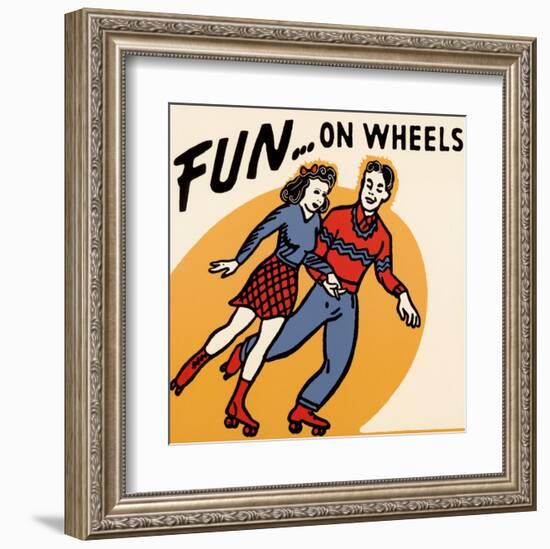 Fun… On Wheels-null-Framed Art Print