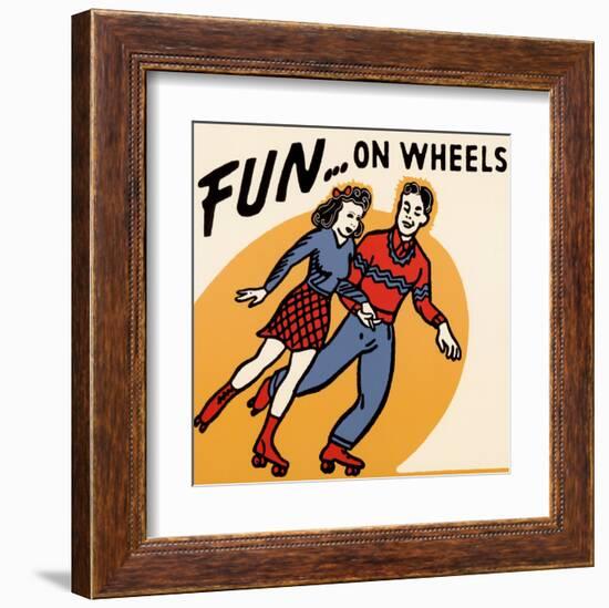 Fun… On Wheels-null-Framed Art Print