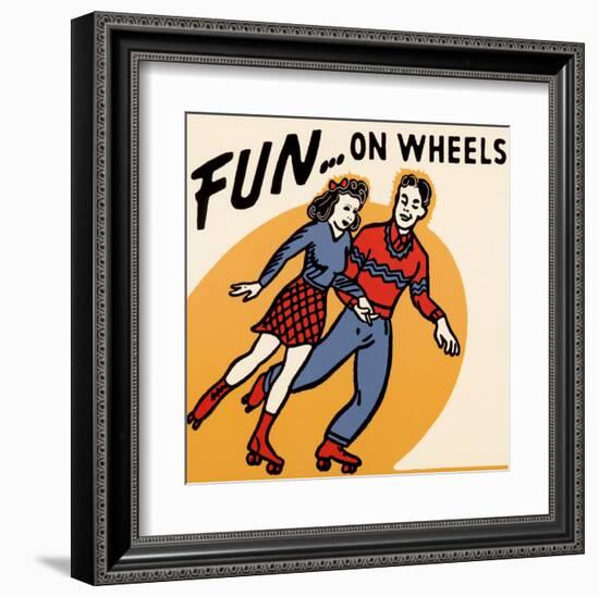 Fun… On Wheels-null-Framed Art Print