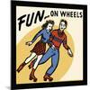 Fun...On Wheels-Retro Series-Mounted Art Print