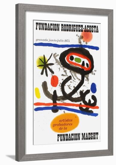 Fundacion Rodriguez Acosta-Joan Miro-Framed Collectable Print