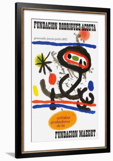 Fundacion Rodriguez Acosta-Joan Miro-Framed Collectable Print