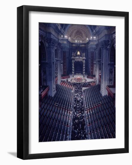 Funeral and Veneration of Pope John XXIII-Dmitri Kessel-Framed Photographic Print