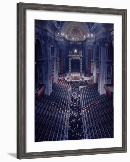 Funeral and Veneration of Pope John XXIII-Dmitri Kessel-Framed Photographic Print