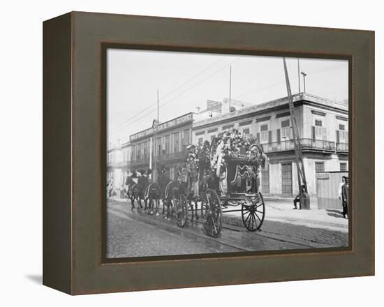 Funeral Car, Havana, Cuba-null-Framed Stretched Canvas