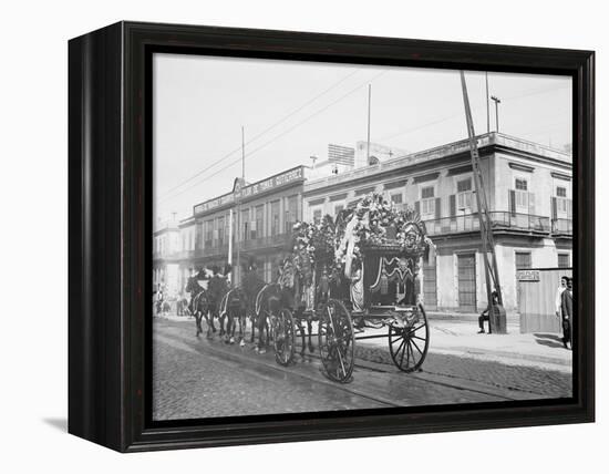 Funeral Car, Havana, Cuba-null-Framed Stretched Canvas