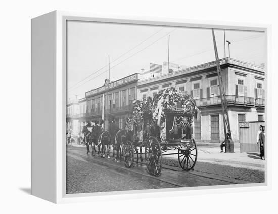 Funeral Car, Havana, Cuba-null-Framed Stretched Canvas