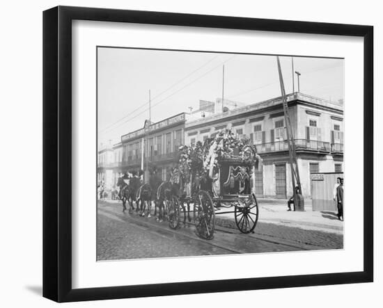 Funeral Car, Havana, Cuba-null-Framed Photo