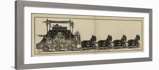 Funeral Car of the Late Duke of Wellington-null-Framed Giclee Print