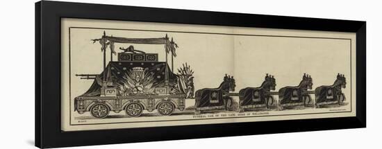 Funeral Car of the Late Duke of Wellington-null-Framed Giclee Print