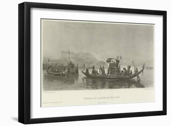 Funeral of a Mummy on the Nile-Frederick Arthur Bridgman-Framed Giclee Print