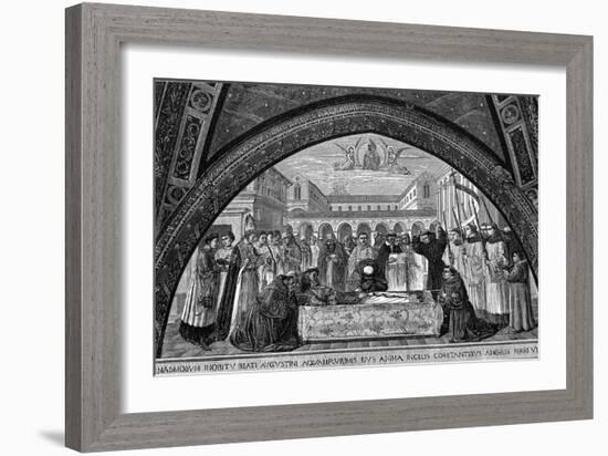 Funeral of Augustine-null-Framed Art Print