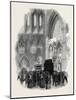 Funeral of Campbell, the Poet, in Westminster Abbey, on Wednesday Last-null-Mounted Giclee Print