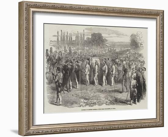 Funeral of Captain Parker, at the Champ Des Morts, at Pera-null-Framed Giclee Print