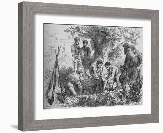 'Funeral of Eyre', c1880-Joseph Swain-Framed Giclee Print