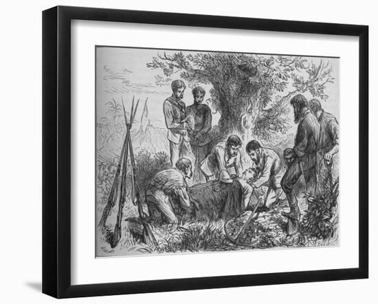 'Funeral of Eyre', c1880-Joseph Swain-Framed Giclee Print