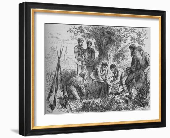 'Funeral of Eyre', c1880-Joseph Swain-Framed Giclee Print