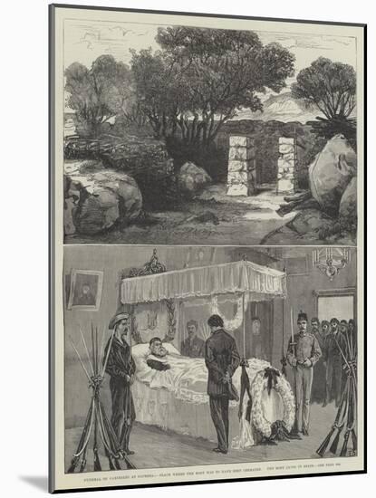 Funeral of Garibaldi at Caprera-Frank Dadd-Mounted Giclee Print
