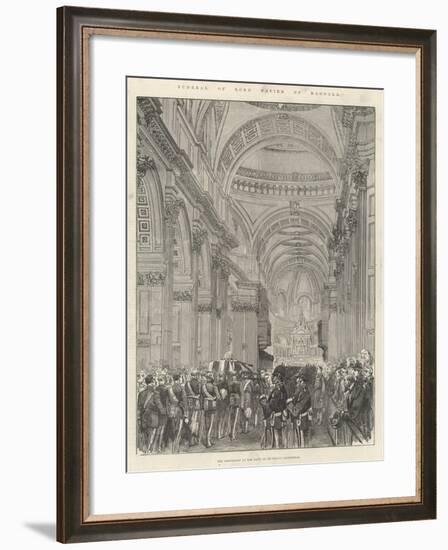 Funeral of Lord Napier of Magdala-null-Framed Giclee Print