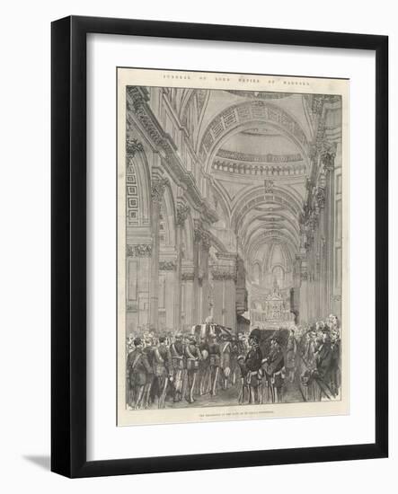 Funeral of Lord Napier of Magdala-null-Framed Giclee Print