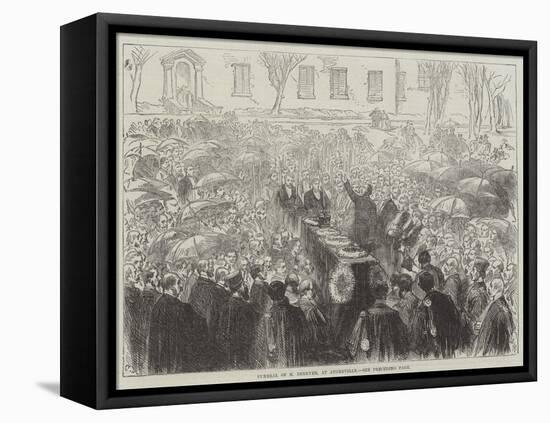 Funeral of M Berryer, at Augerville-Charles Robinson-Framed Premier Image Canvas