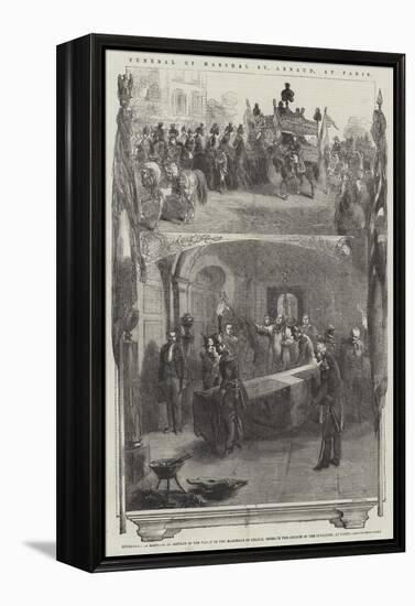 Funeral of Marshal St Arnaud, at Paris-null-Framed Premier Image Canvas