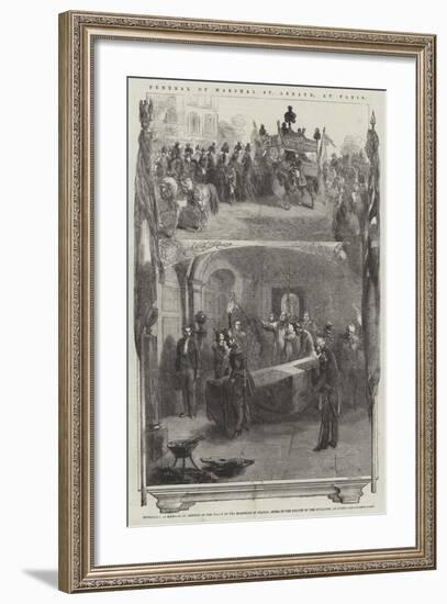 Funeral of Marshal St Arnaud, at Paris-null-Framed Giclee Print