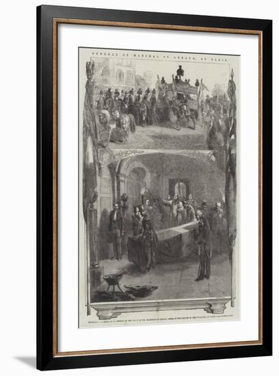 Funeral of Marshal St Arnaud, at Paris-null-Framed Giclee Print