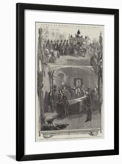 Funeral of Marshal St Arnaud, at Paris-null-Framed Giclee Print